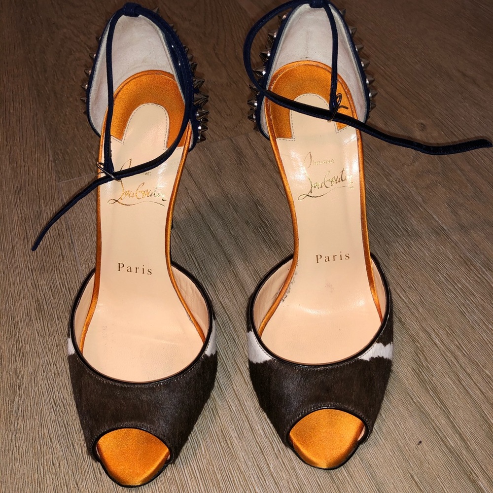 Louboutin spiked heels 4 inch showstopper